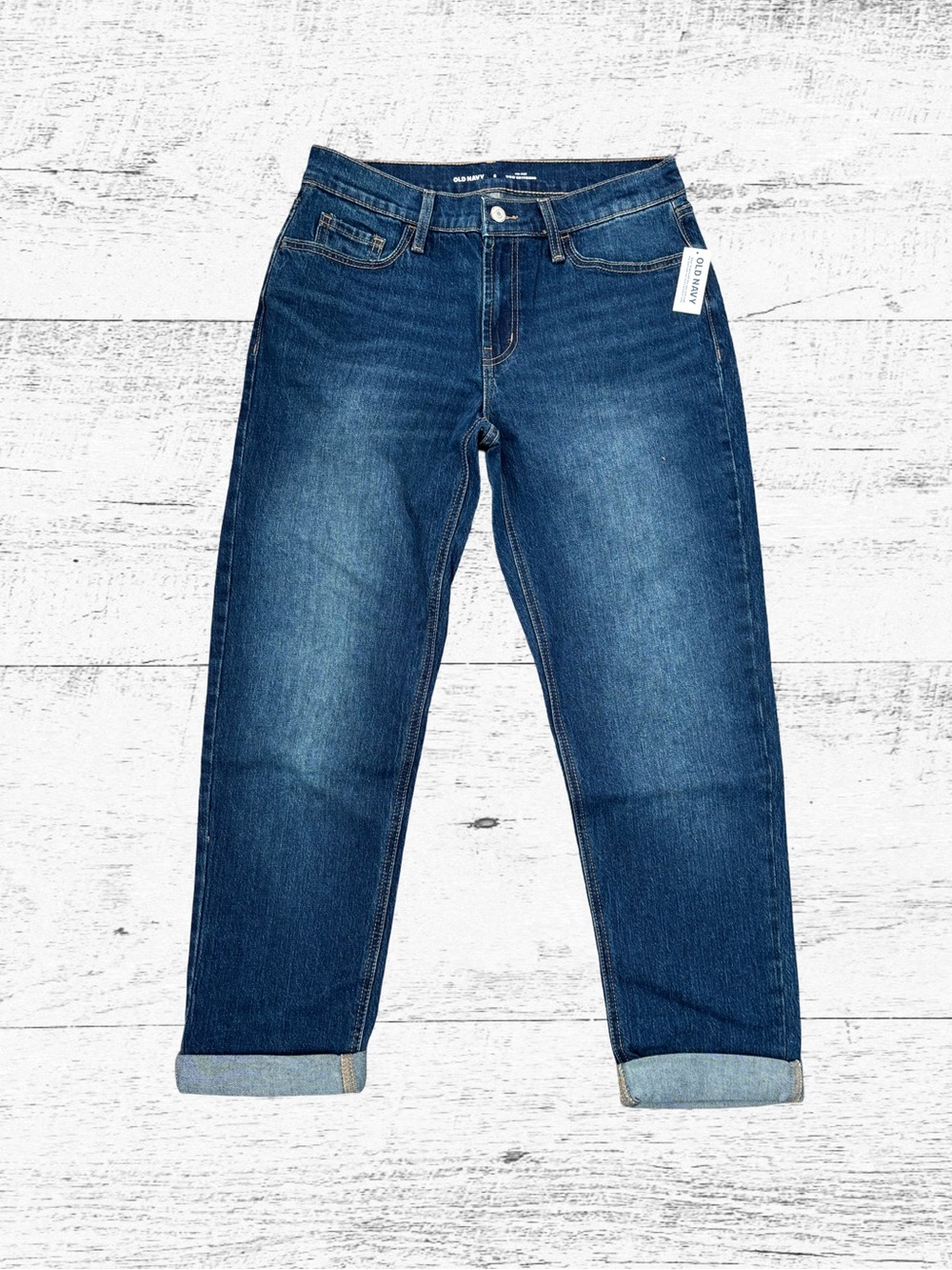 Old Navy Dark Blue Boyfriend Jeans